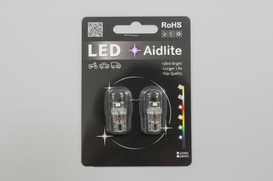 SET FOCO ULTRA BRILLANTE AZUL 12V LB194W-1B AIDLITE