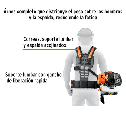 ORILLADORA MANGO TIPO BICI 63CC 3HP TRUPER  12671