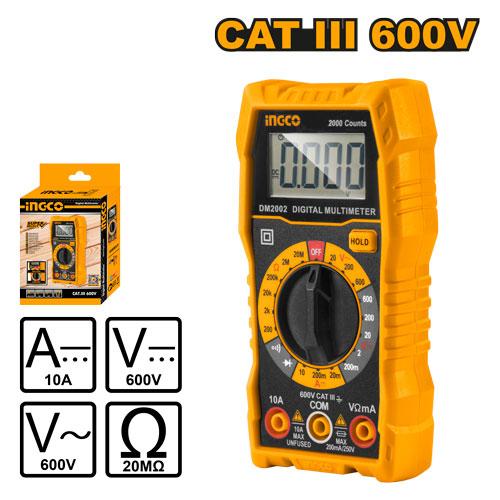 MULTITESTER DIGITAL MULTIFUNCION INGCO DM2002