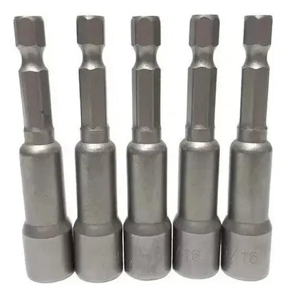 DADO MAGNETICOS HEXAGONALES 5PCS 5/16plg-65MM DIESEL TOOLS DT02-JL303