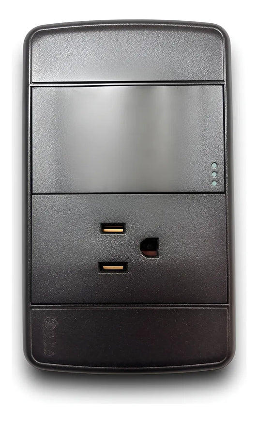 INTERRUPTOR Y RECEPTACULO NEGRO ABPA ELECTRIC CT00010NG
