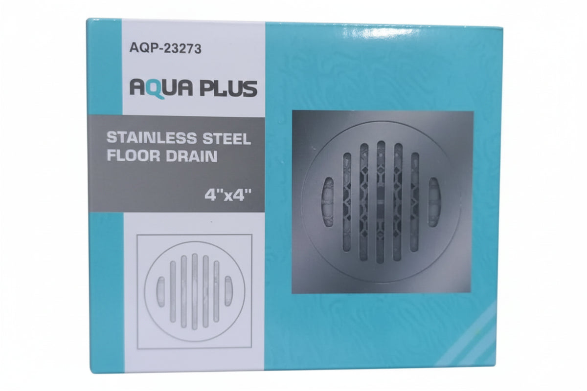 RESUMIDERO DE ACERO 4X4 PLG AQUA BLUE AQP-23273