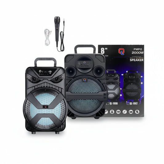 BOCINA 8PLG 2000W QL-1808