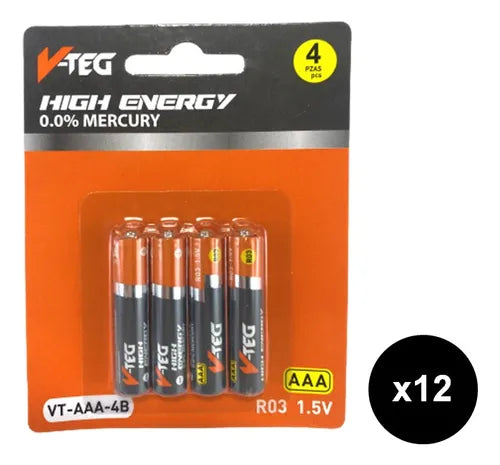 BATERIAS VT-AAA-4B V-TEG BLISTER