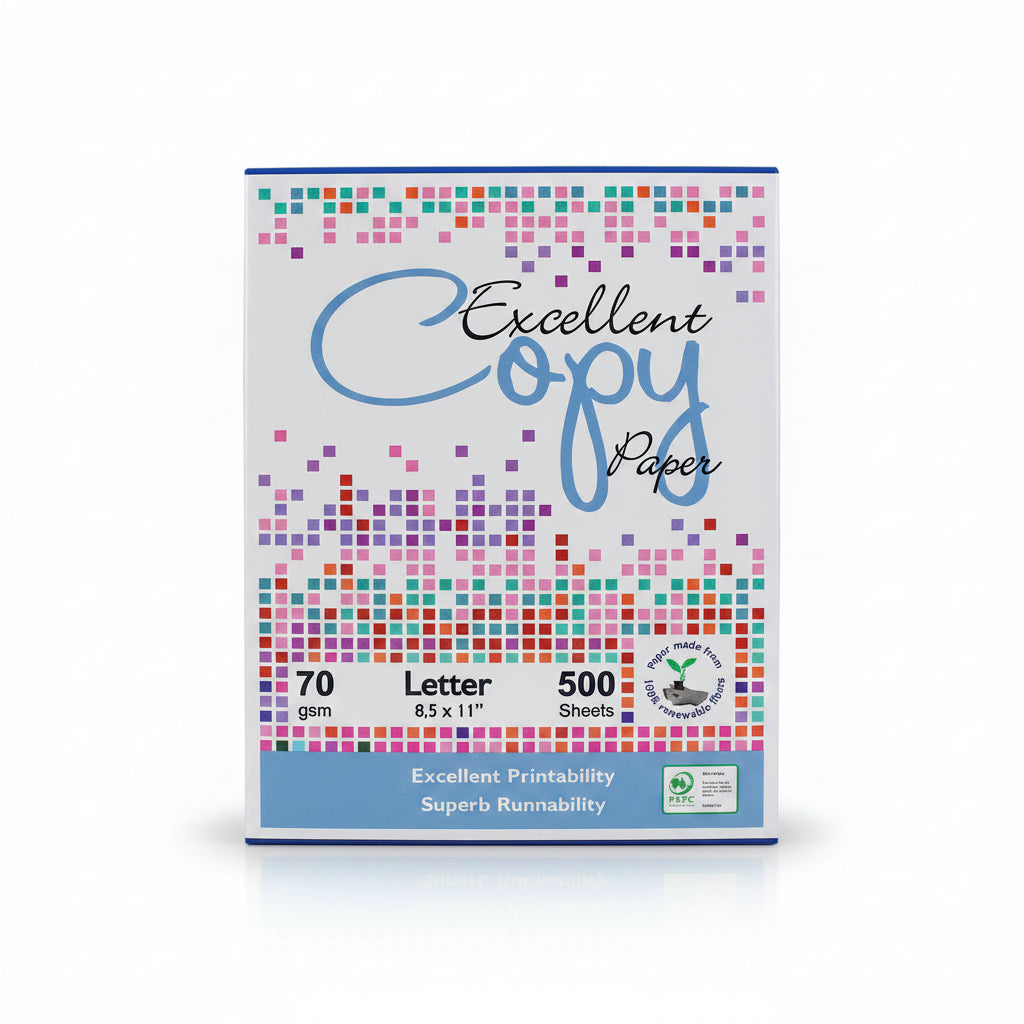PAPEL BONDS BLANCO EXCELLENT COPY PAQUETE 500 HOJAS