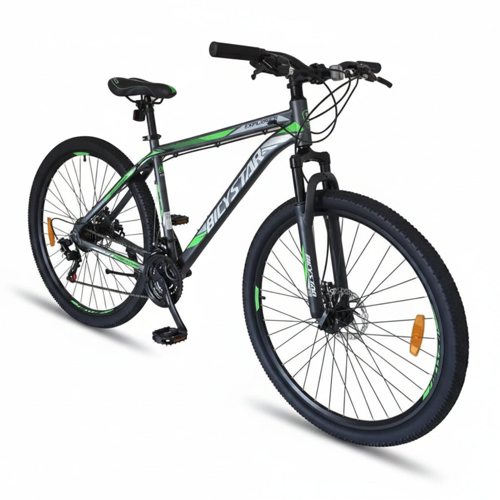 BICICLETA PARA ADULTO VERDE/GRIS  MTB 27.50PLG