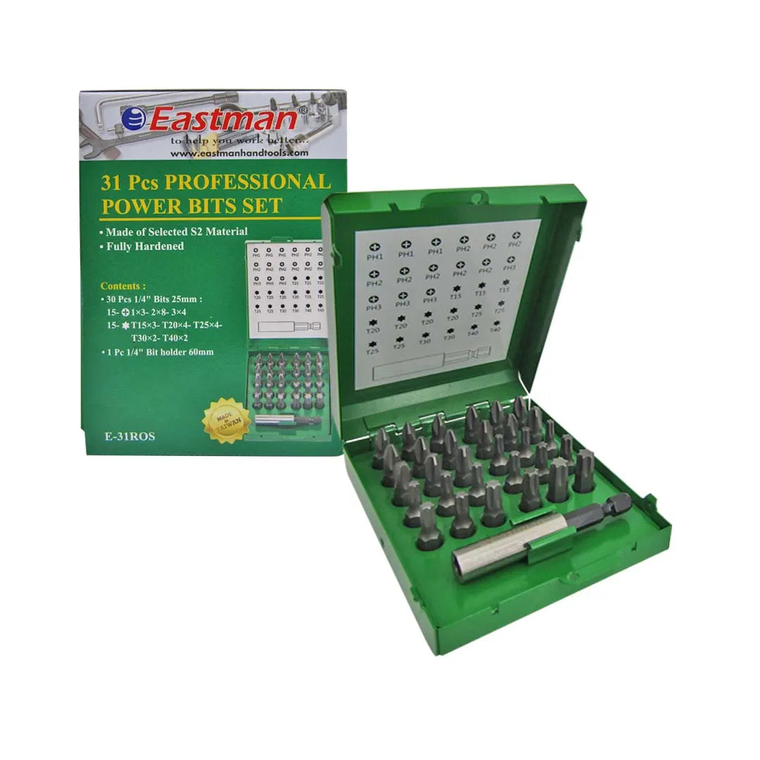JUEGO DE PUNTAS DE 31PZS EASTEMAN E-31ROS