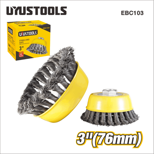 CEPILLO COPA 3PLG 5/8 TRENZA UYUSTOOLS EBC103-P