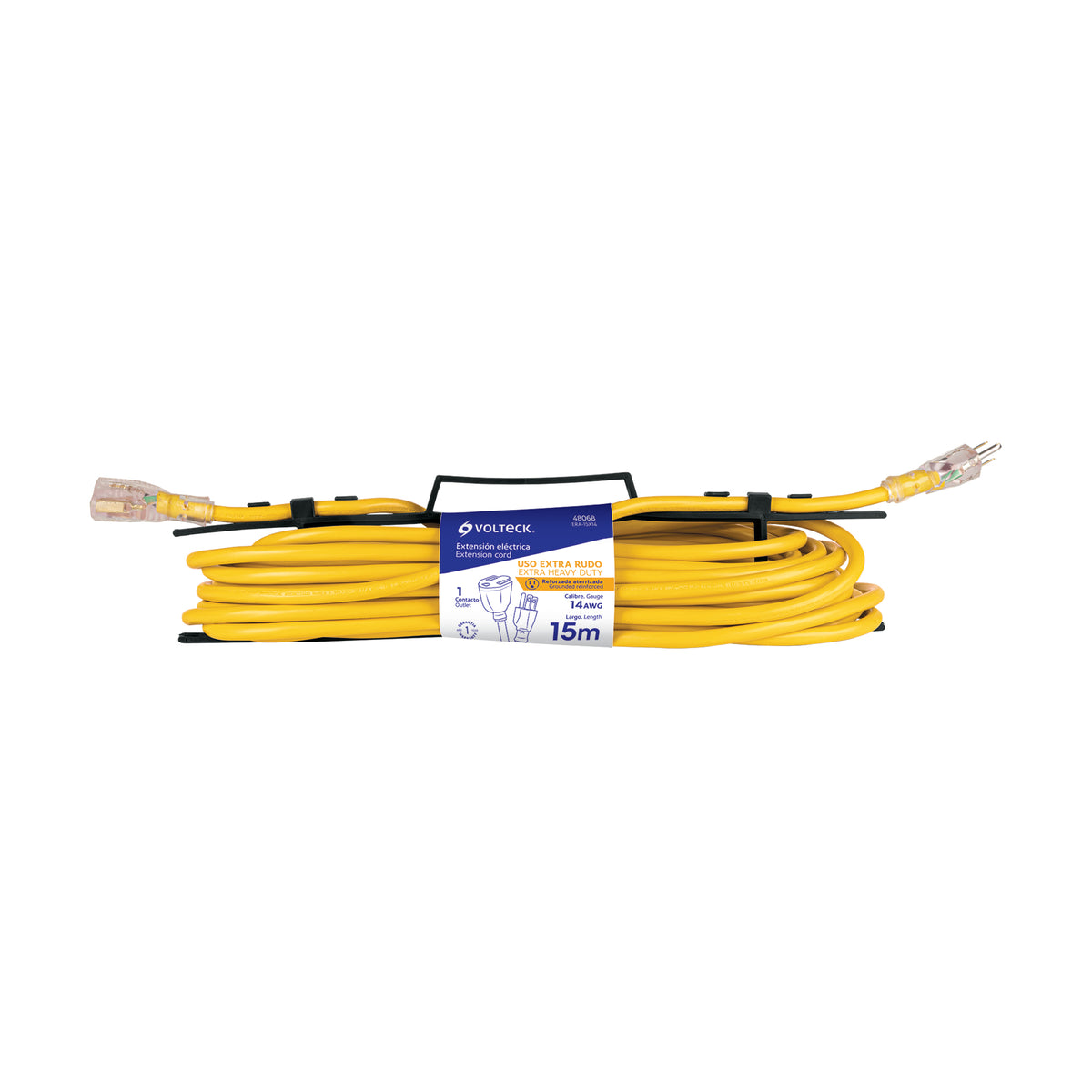 EXTENSION ELECTRICA POLARIZADA 20 MERTOS VOLTECK 40195
