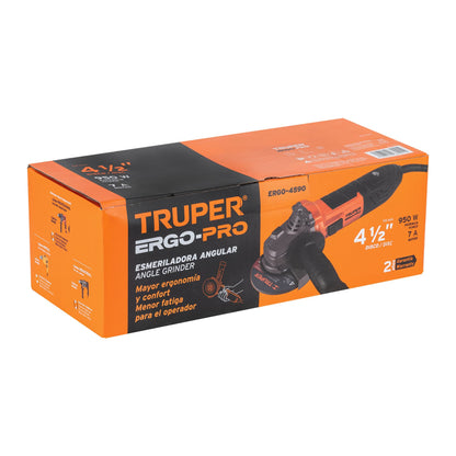 ESMERILADORA ANGULAR 4 1/2PLG 950W TRUPER 13935