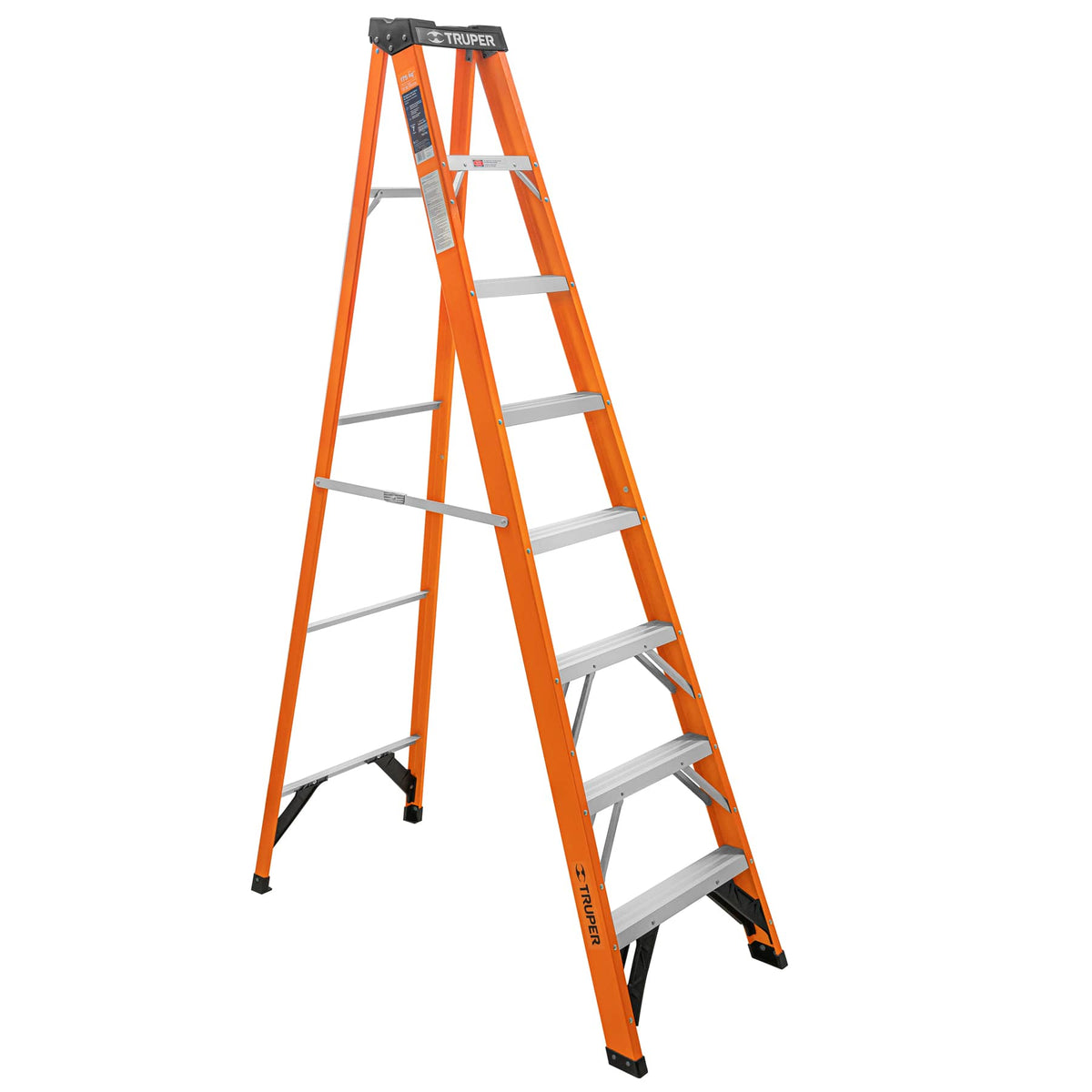 ESCALERA FIBRA DE VIDRIO 7 PELDAÑOS TRUPER 100227