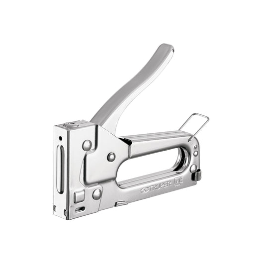 ENGRAPADORA TIPO PISTOLA PARA 1/4 Y 5/16 PLG CON 200 GRAPAS TRUPER 17977