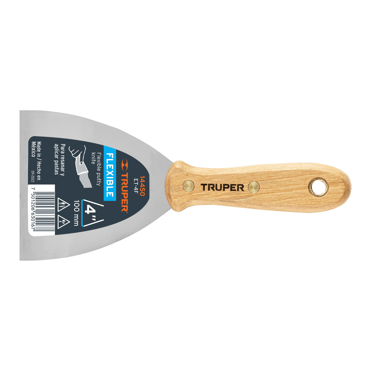 ESPATULA PROFESIONAL FLEXIBLE 4 PLG TRUPER 14450