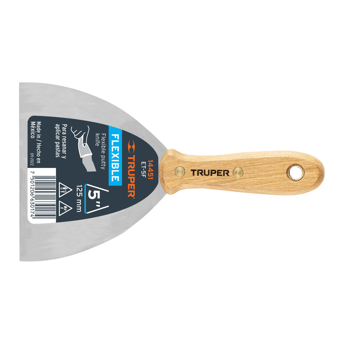 ESPATULA PROFESIONAL FLEXIBLE 5 PLG TRUPER 14451