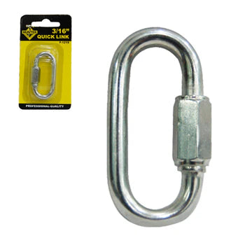 ESLABON DE ACERO ENROSCABLE PARA CADENA 3/16 PLG HUNTER F-1219