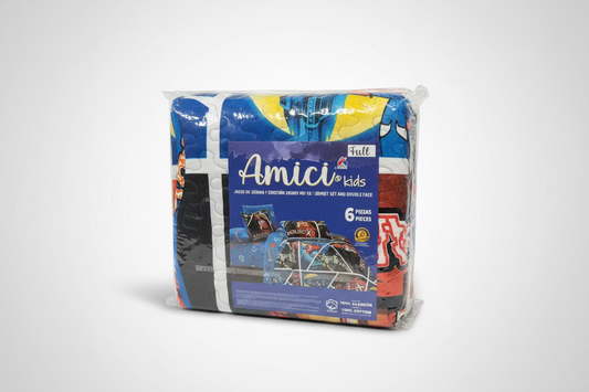 SET DE EDREDON+SABANA INFANTIL  6 PCS FULL KIS-26726