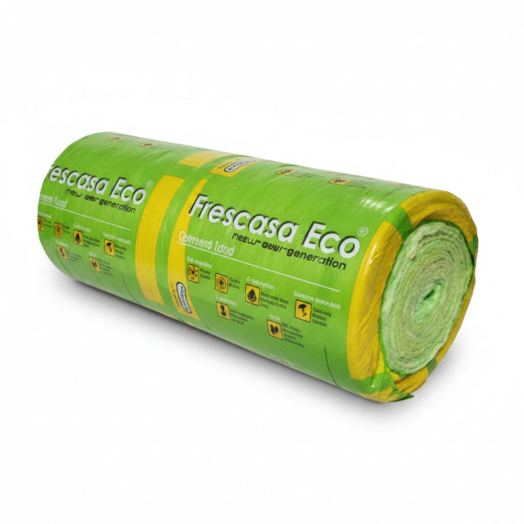 AISLANTE TERMICO R8 TABLAROCA FIBRA DE VIDRIO 2 1/2 PLG 1.2M 7.5M FRESCASA