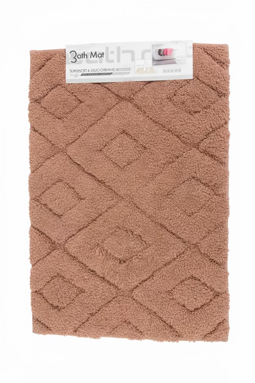 ALFOMBRA PARA BAÑO 40X60 CM 1217-24 EN COLORES