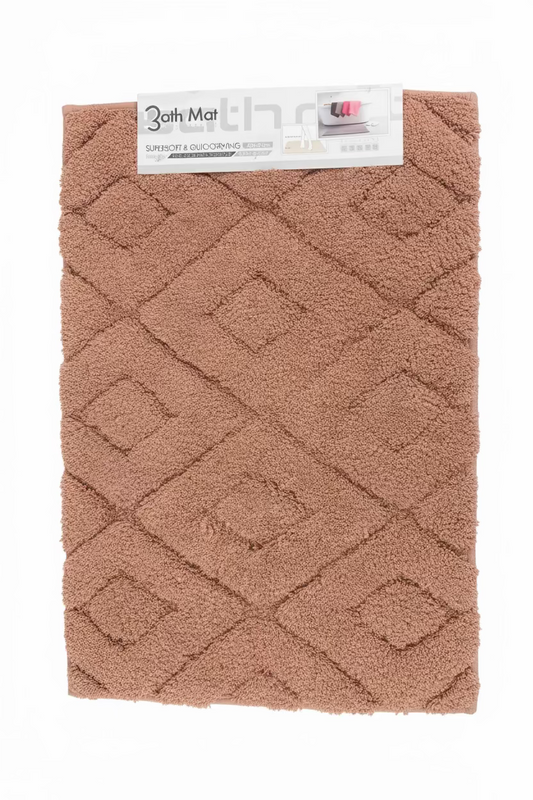 ALFOMBRA PARA BAÑO 40X60 CM 1217-24 EN COLORES