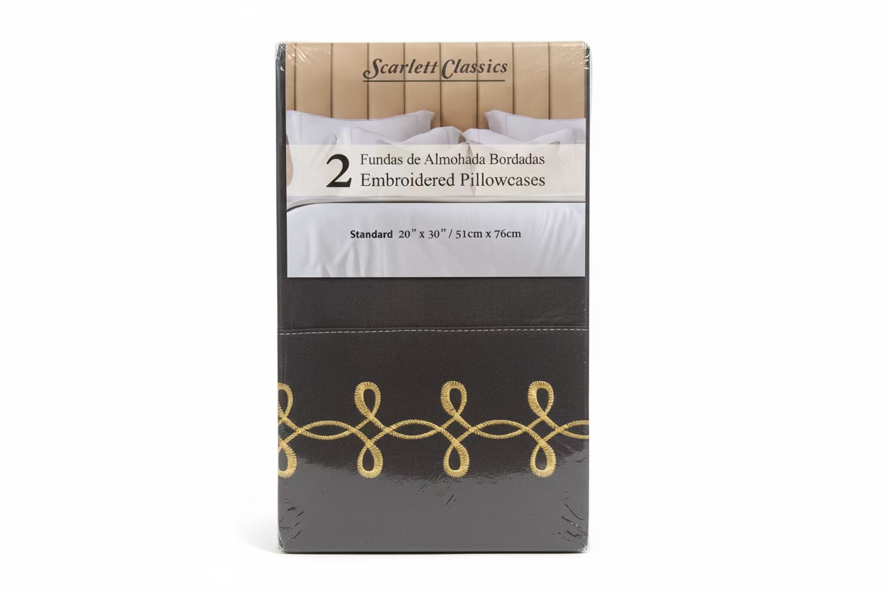 SET DE 2 FUNDAS PARA ALMOHADAS 20X30 PLG NV-1286