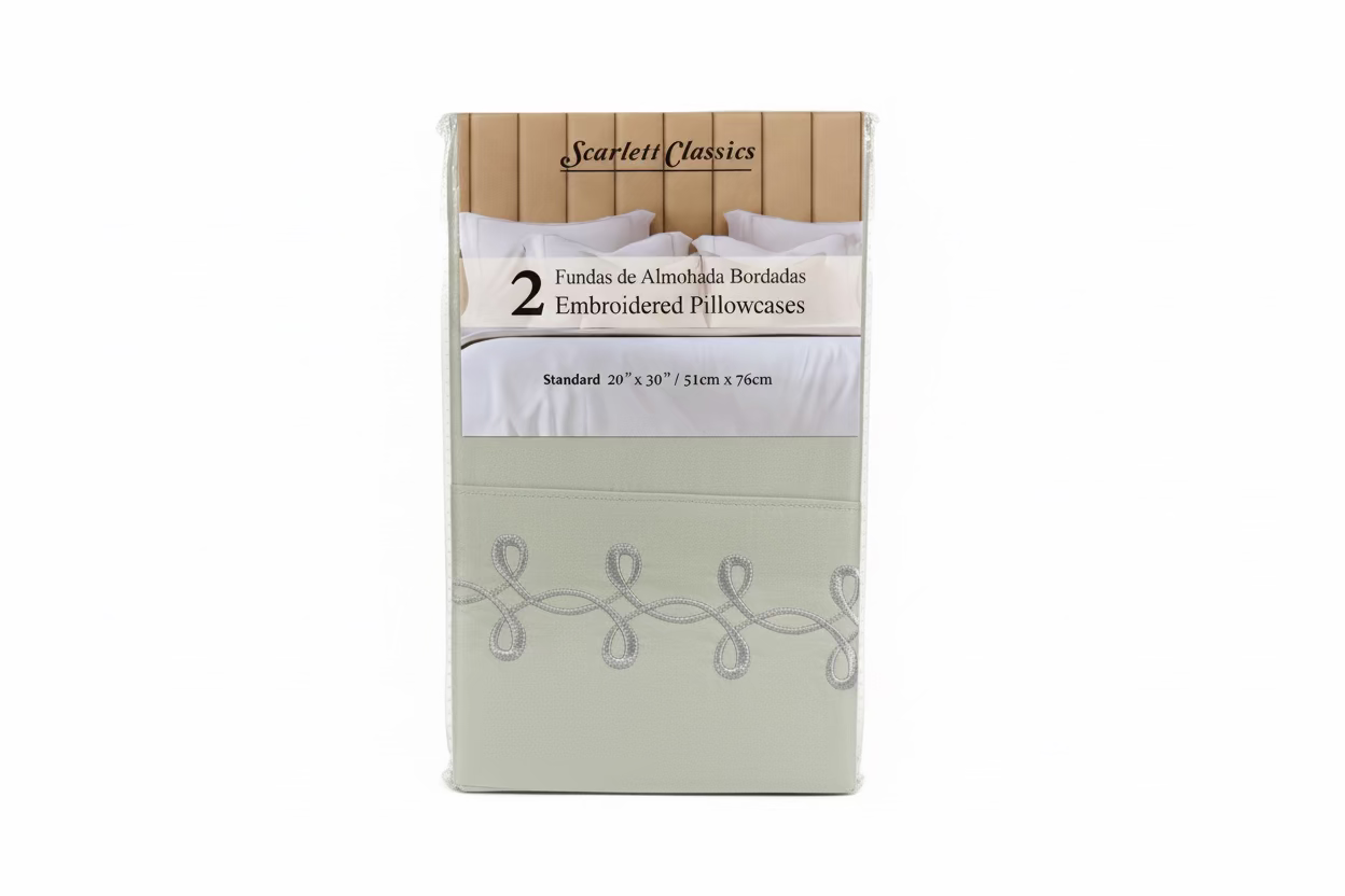 SET DE 2 FUNDAS PARA ALMOHADAS 20X30 PLG NV-1286