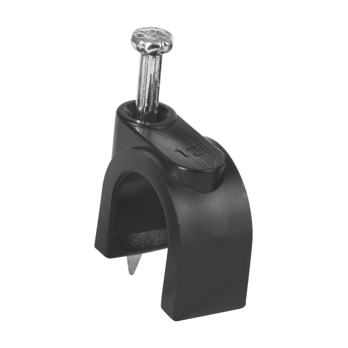 RAPA PLASTICA P/CABLE REDONDO 12MM 20PZS NEGRA VOLTECK  48283