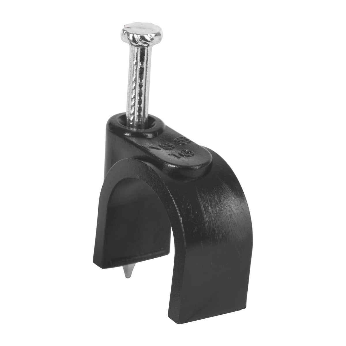 GRAPA PLASTICA P/CABLE REDONDO 16MM 20PZS NEGRA VOLTECK 48284