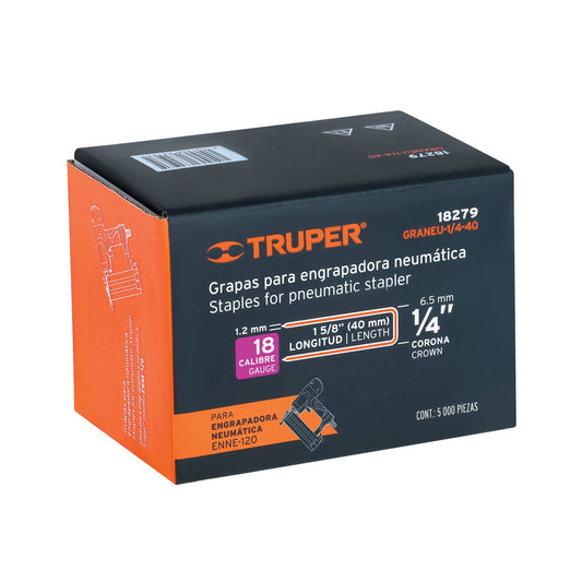 GRAPAS CORONA 1/4 CALIBRE 18 40 MM TRUPER 18279