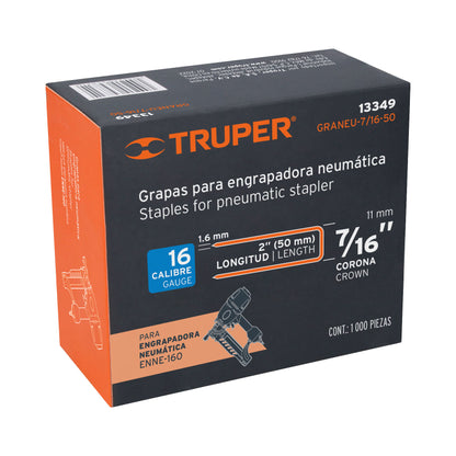 GRAPAS CORONA 7/16 CALIBRE 16 50 MM TRUPER 13349