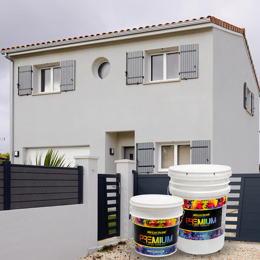 PINTURA MEGACOLOR LATEX PREMIUM GRIS PERLA