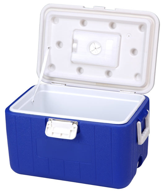 HIELERA CUADRADA AZUL DE 60 LITROS