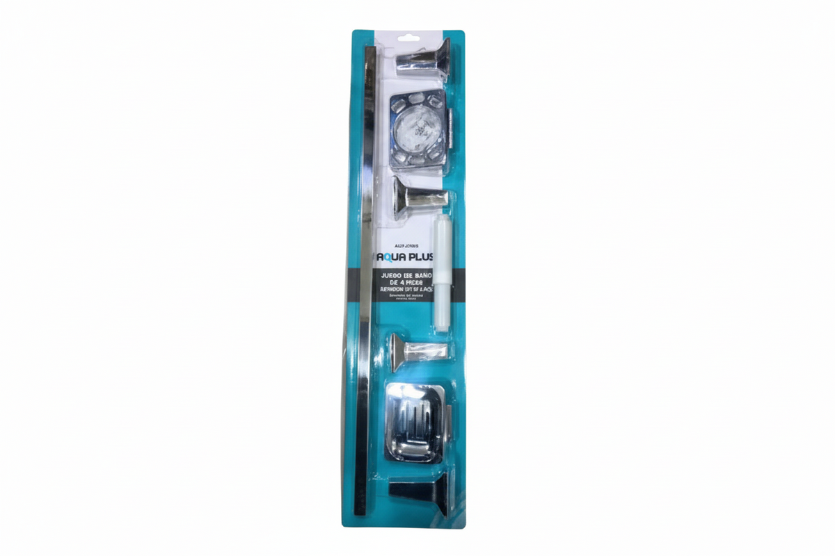 SET DE BAÑO 4PCS AQUA PLUS AQP-22988