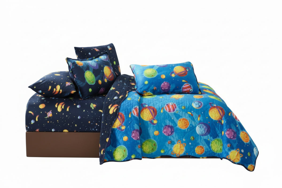 SET DE EDREDON+SABANA INFANTIL  6 PCS FULL KIS-26726