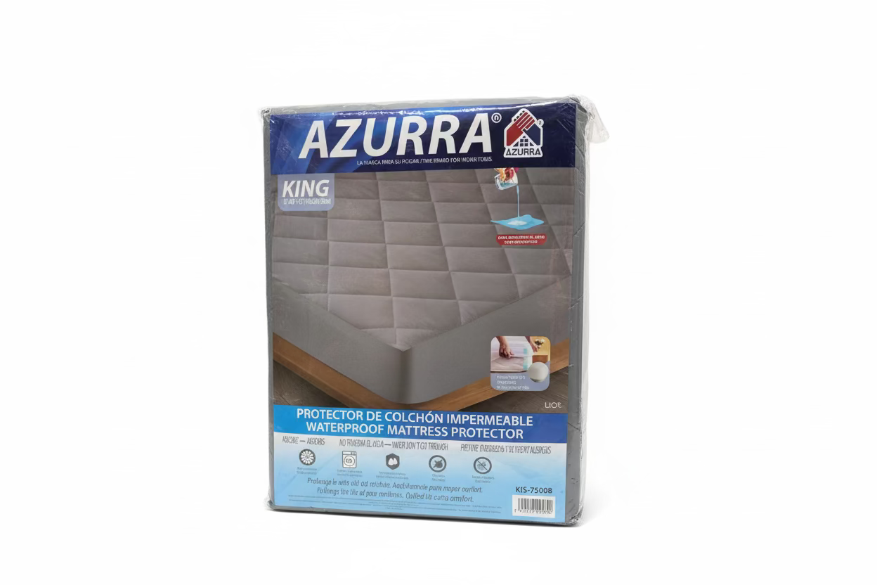 PROTECTOR DE COLCHON GRIS KING KIS-75008