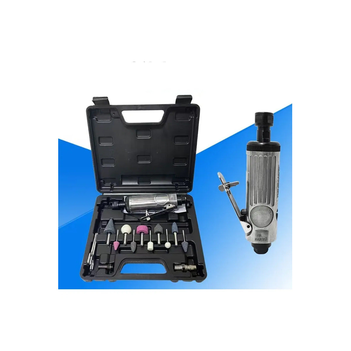 KIT DE AMOLADORA NEUMATICA DE 16 PCS AIR TOOLS
