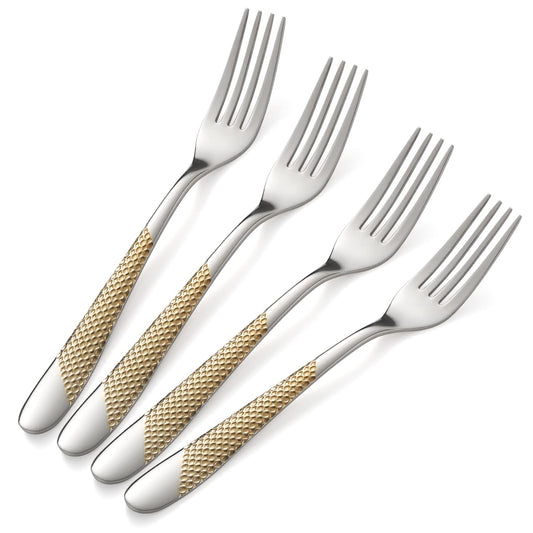 SET DE TENEDORES  CON DETALLE DORADO 6PCS 4269