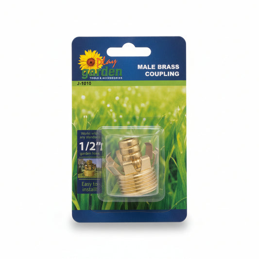 CONECTOR MACHO DE BRONCE DE 1/2 PLG