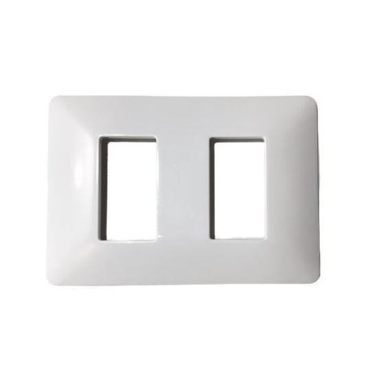 PLACA 2 VENTANAS MATRIX BLANCA JF BM22 UNIDAD