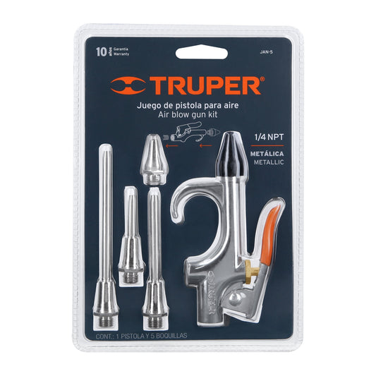JUEGO DE PISTOLA PARA COMPRESOR TRUPER 19077
