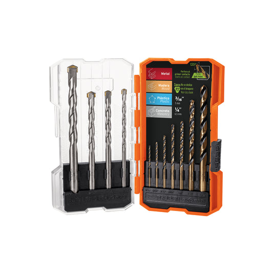 JUEGO DE 11 BROCAS MIXTO TRUPER 11335
