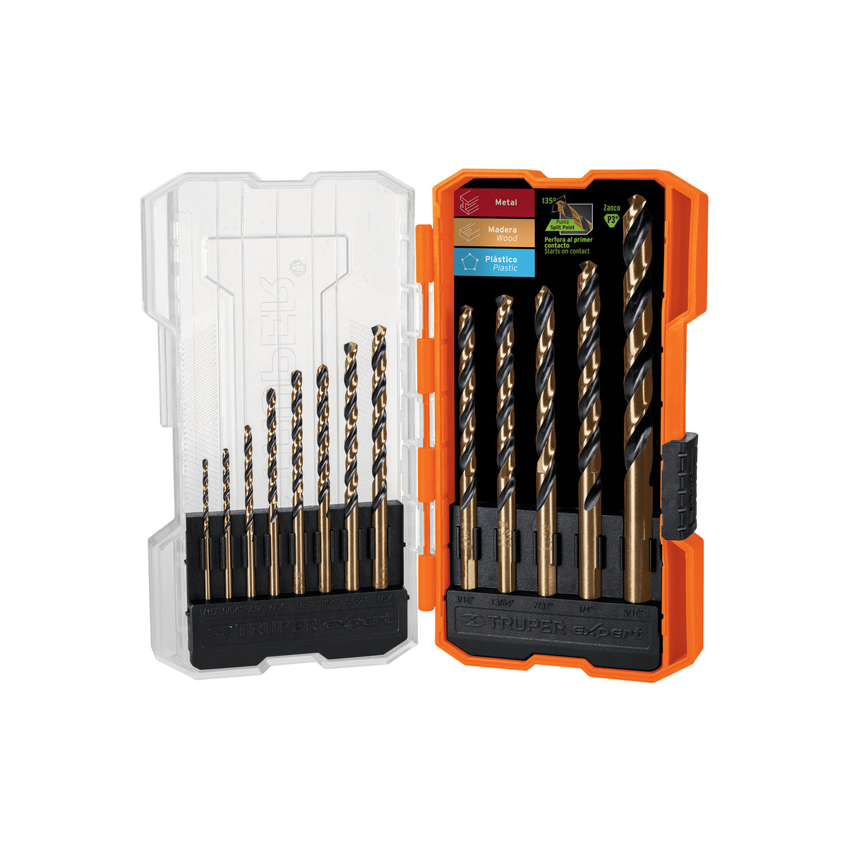 JUEGO DE 13 BROCAS TRUPER 11402