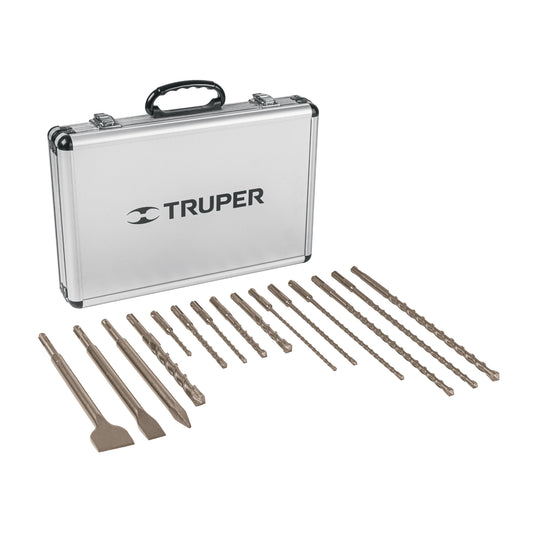 JUEGO DE 15 BROCAS Y CINCELES TRUPER 11897