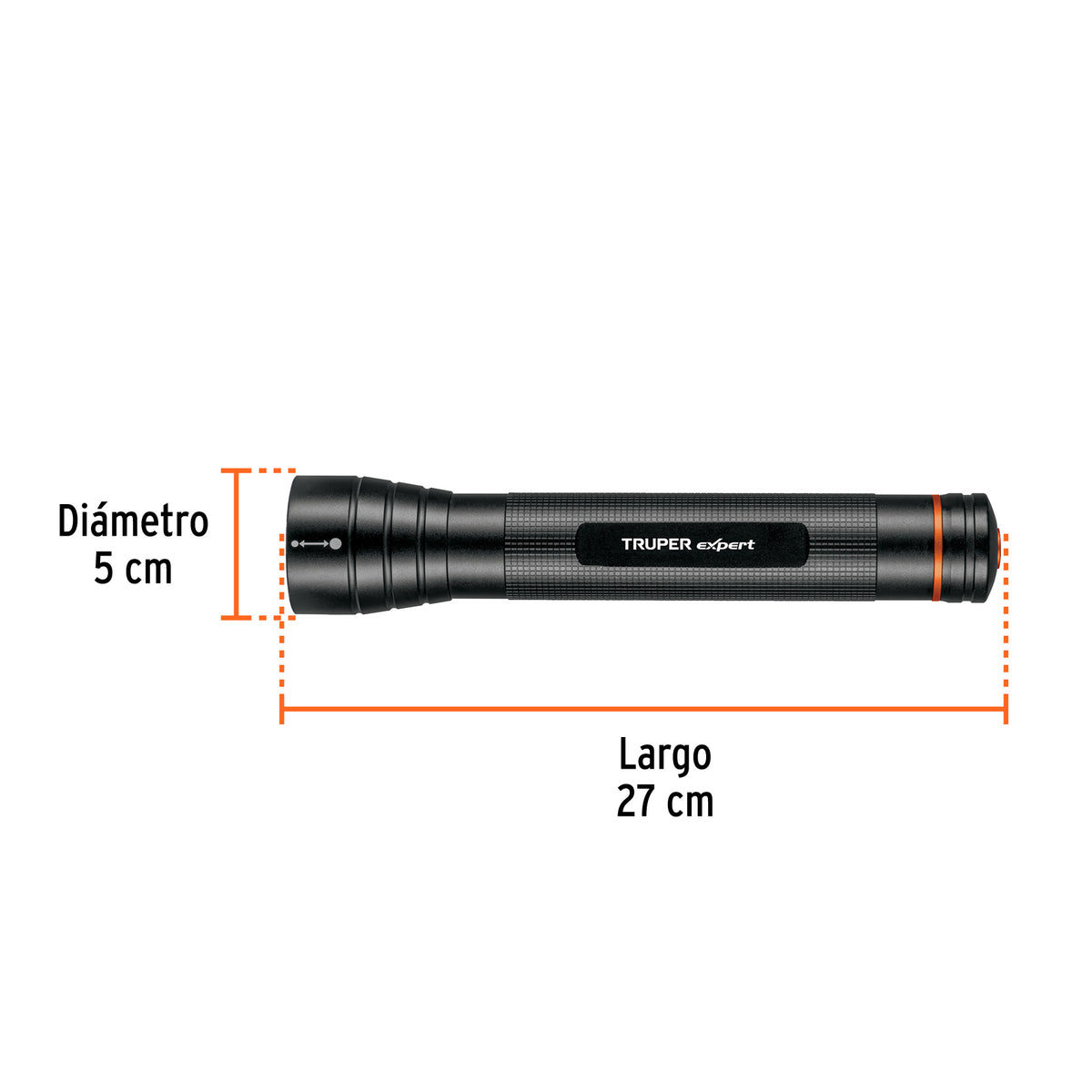 LINTERNA DE ALUMINIO  LED 850LUM TRUPER 18814