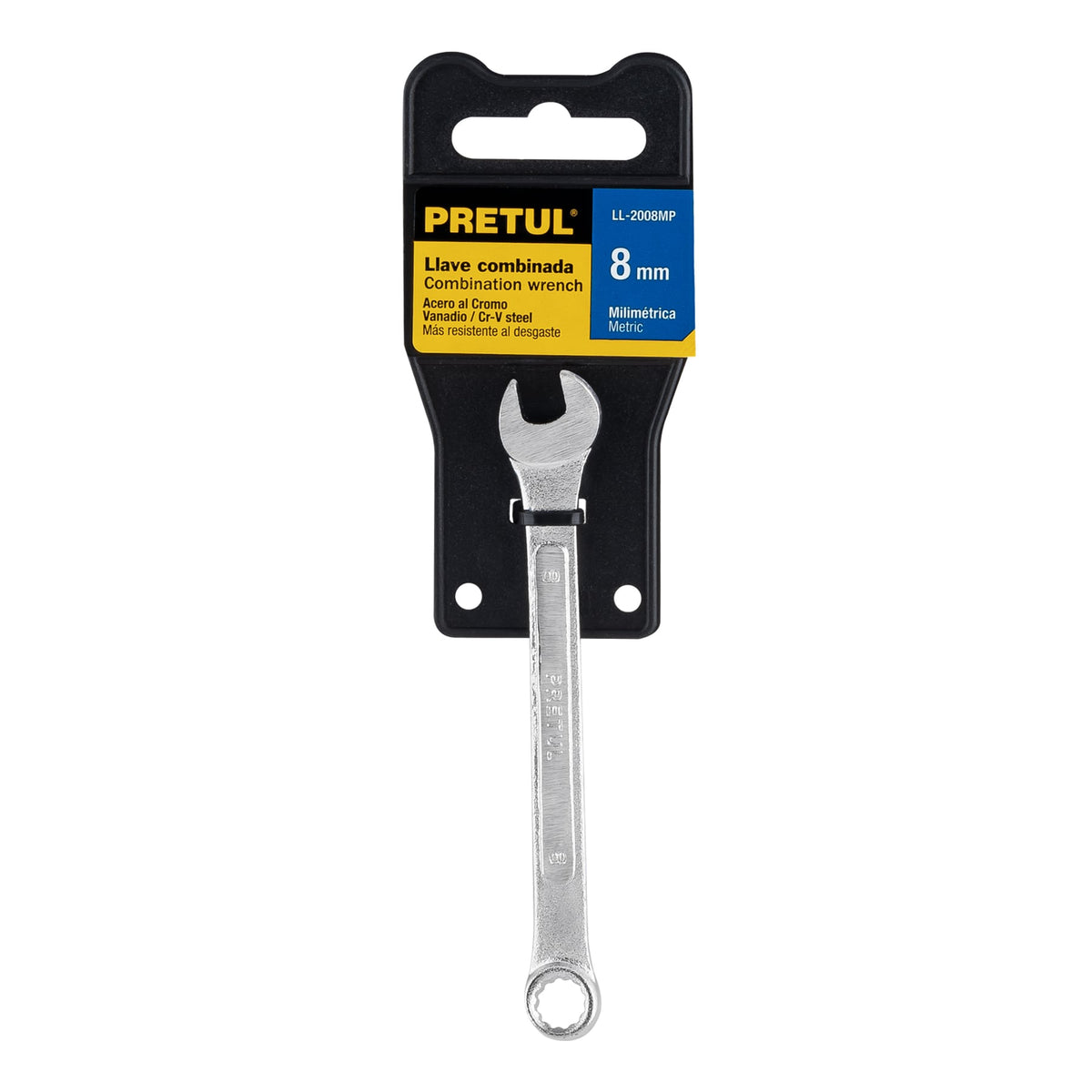 LLAVE COMBINADA 8 MM PRETUL 21902