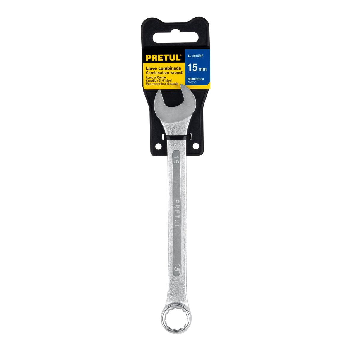 LLAVE COMBINADA 15 MM PRETUL 21909