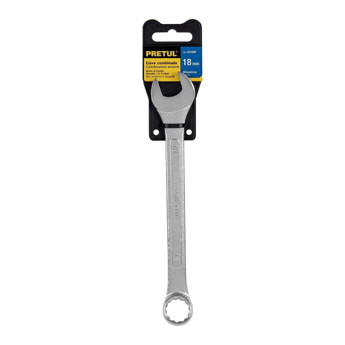 LLAVE COMBINADA 18 MM PRETUL 21912