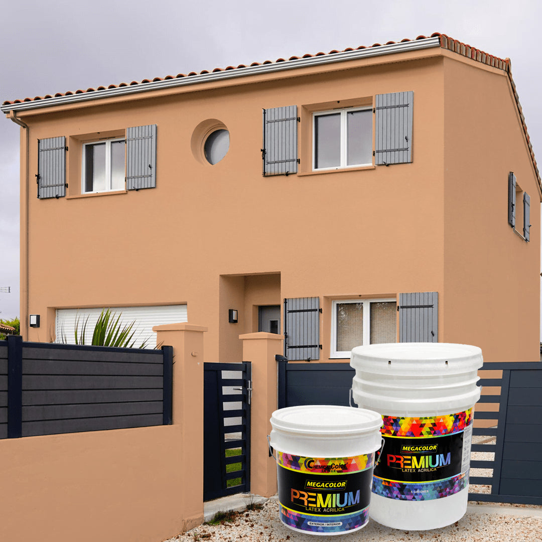 PINTURA MEGACOLOR LATEX PREMIUM MELOCOTON