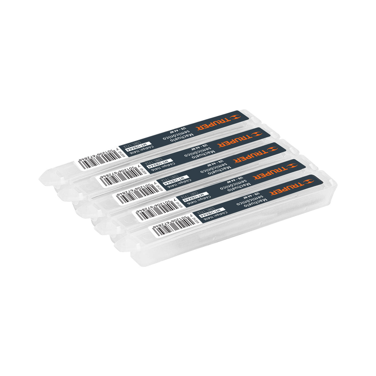 MACHUELO SEMICONICO 1/8PLGX44 CUERDA FINA TRUPER 11416