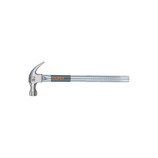 MARTILLO TUBULAR PULIDO UÑA CURVA 16OZ TRUPER