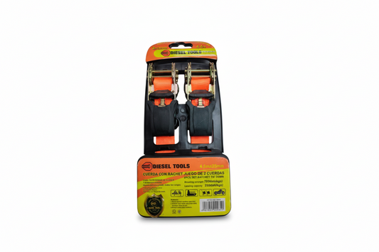 SET DE CINCHO CON RATCHET DT14-BK1836 DIESEL TOOLS DT14-BK1836
